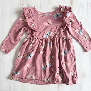 H&M butterfly dress  (size 3/4T)